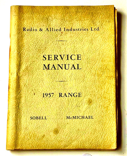 1957 vintage sobell service - 1957,