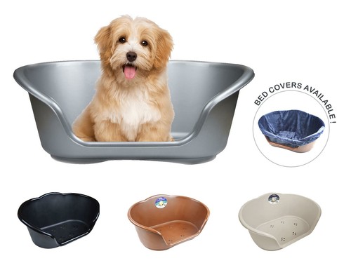 Plastic dog bed - plastic,