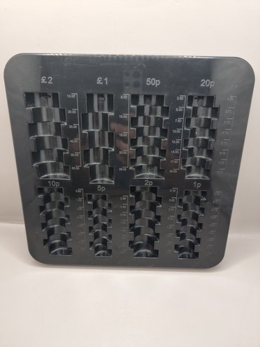 Black british coin dispenser - black,