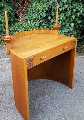 Art deco oak dressing table - dressing,