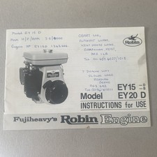 Fujiheavy's Robin Engine Model