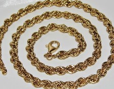 9CT GOLD & SILVER CHUNKY SOLID