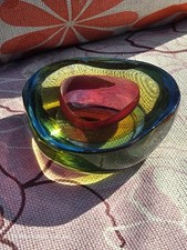 Murano  Geode Glass Bowl in