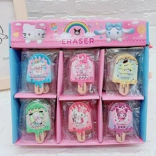 Sanrio  Eraser Kawaii Kuromi Melody Hello Kitty Cinnamoroll...