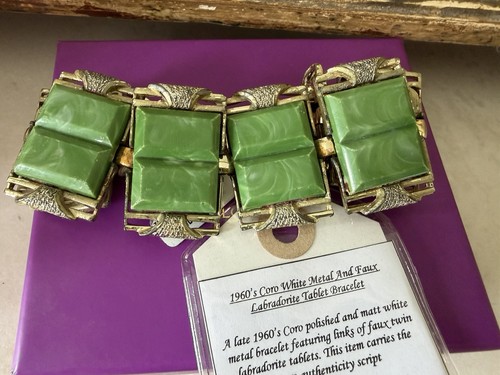 Vintage coro white metal - metal, and