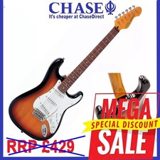 Vintage V6SSB Premium Electric Guitar Electric Guitar Sunset Sunburst RRP £429 *