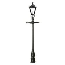 USED Ex-Display 2.3m Black Dorchester Lamp Post + Reclaimed Lantern Set