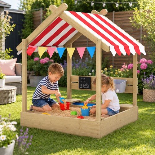 Neo wooden sandbox canopy kids - neo,