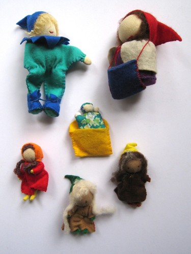 Vintage felted handmade - , play