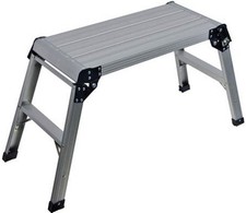 BUILDERS STEP UP LADDER PLATFORM HOP UP WORK STOOL BENCH 500MM 150KG U88