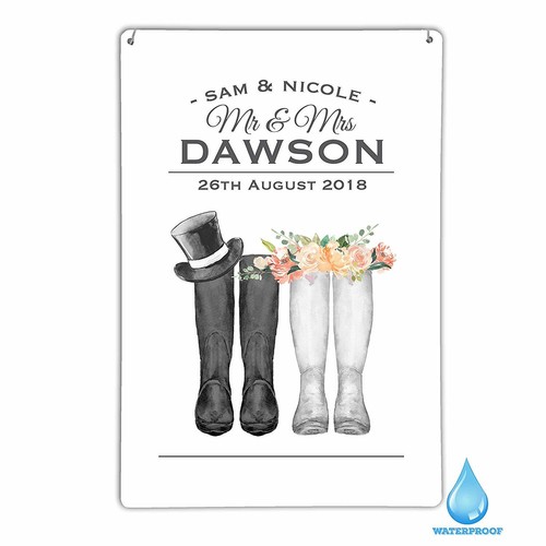 Personalised mrs wedding - mr,