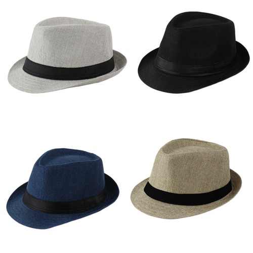 Mens fedora hat trilby summer - mens,