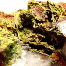 Cuprotungstite Malachite