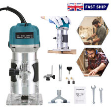 1200W 1/4" 50000RPM Electric Hand Trimmer Palm Router Wood Laminator Lightweight