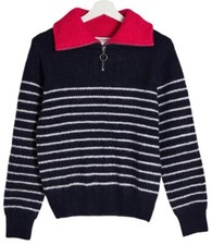 Naf Naf Quater Zip Collared