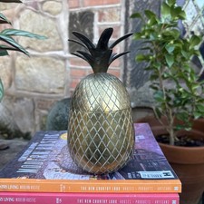 Vintage Retro Brass Pineapple