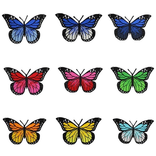 Butterfly logo iron sew - butterfly, on