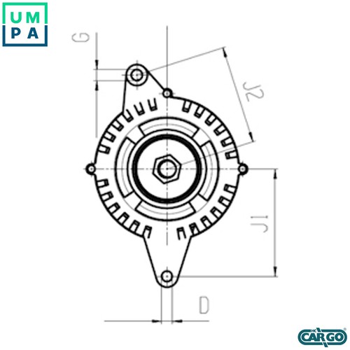 Alternator 032 113 510 - alternator,