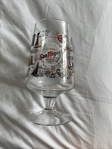San miguel pint glass brand - san,