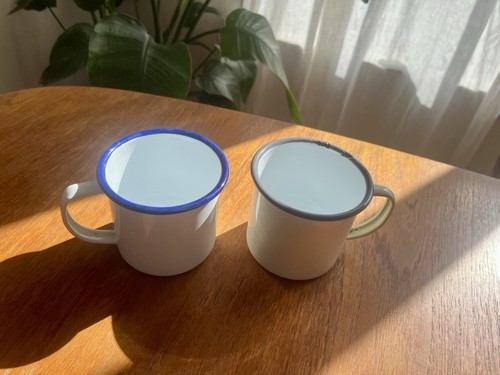 Pair enamel dual toned - pair,