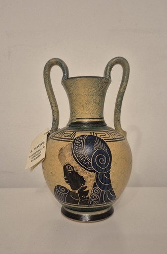 Vintage greek ceramic amphora - greek,