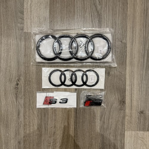 Audi gloss black badge - audi, 8y
