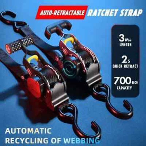 Auto retractable ratchet - retractable,