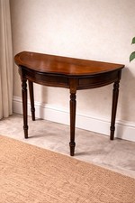 Vintage Half Moon Console