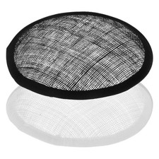  2pcs Sinamay Base Core and Teardrop Fascinator Hat Base for Millinery DIY