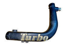 Pipe charge air turbocharger
