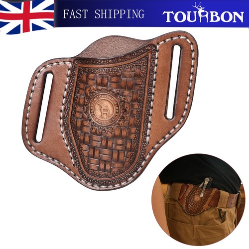 Tourbon handmade leather - leather, knife