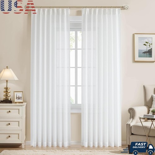 Pinch pleated sheer - sheer, curtain