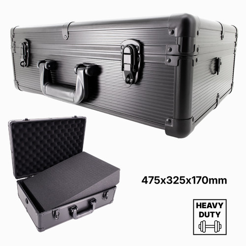 Black flight case reinforced - black, |
