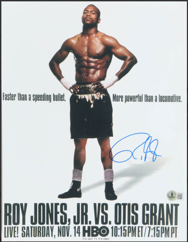 Roy jones signed - signed, 11x14