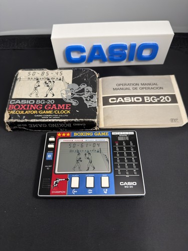 Casio boxing game rare - bg-20,
