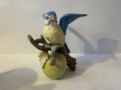 Resin blue tit - resin,