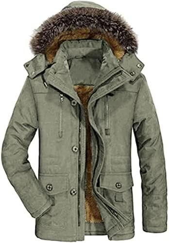 Mens mod style parka - parka, jacket