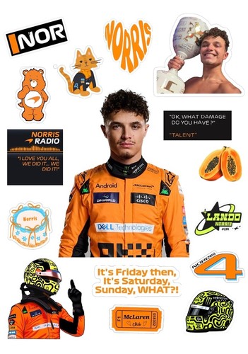 Lando norris inspired - inspired, premium