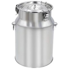 Stainless Steel 10L Milk Bucket For Cow Goats Horses Durable Dairy Equipment