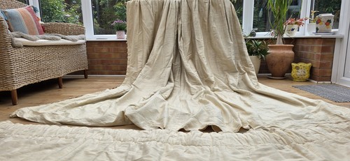 Cream real silk - cream,