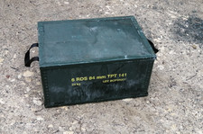 British Army Wooden Ammo Box