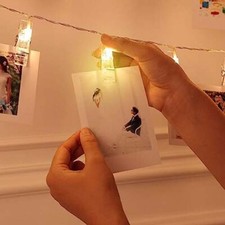 LED Photo Clip String Lights