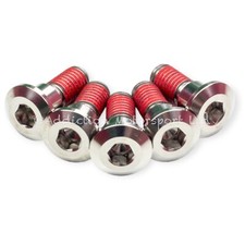 5x Titanium Rear Disc Rotor Bolts Screws Threadlock for Suzuki GSXR-1000 K5 K6