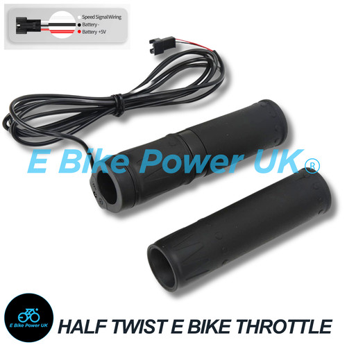 Half twist throttle electric - half,