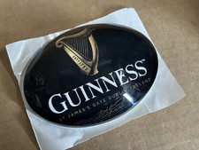 GUINNESS NEW EDITION Beer Pump Fisheye Lens 3D Oval T-Bar Badge Font Oval 