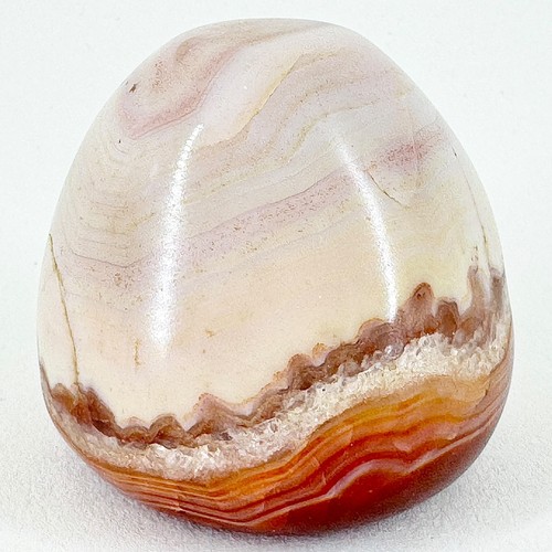 Natural polished banded agate - polished,