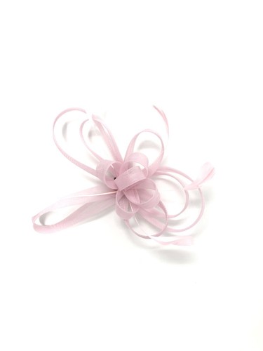 Pink feather fascinator - feather,