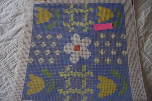 Latch hook cushion picture - latch,