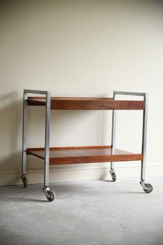 Retro 1970s drinks - retro, trolley