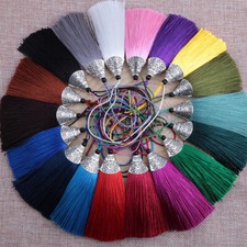 5Pcs Tassel Craft Key Chain Trim Pendant Clothing Accessories Jewelry Making DIY